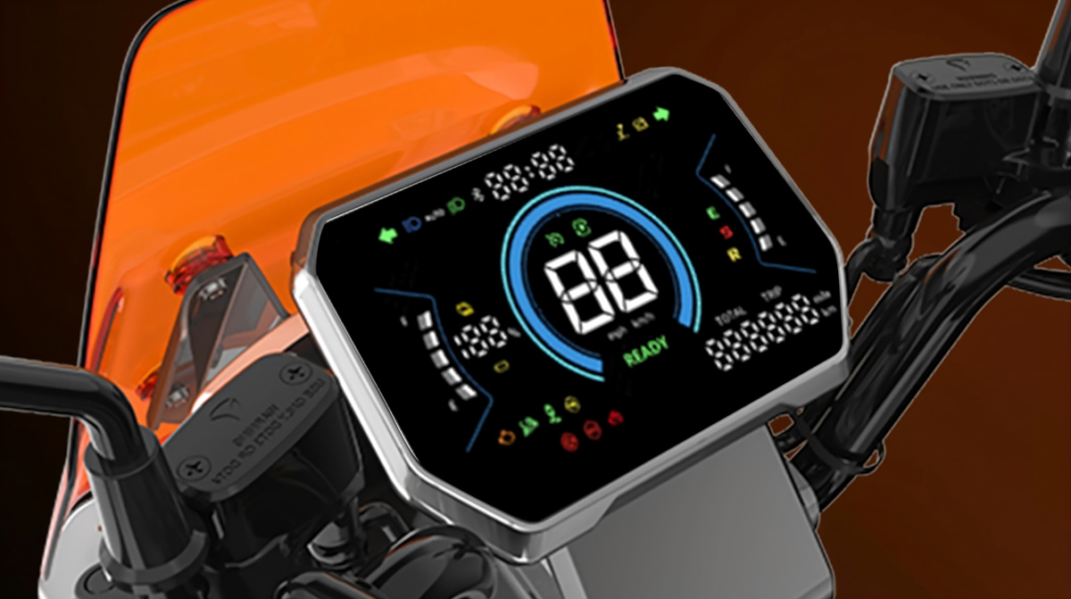 Painel bem Completo da Yadea GFX6