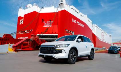 O Maior Navio de Carros do Mundo Traz 7 Mil Elétricos ao Brasil